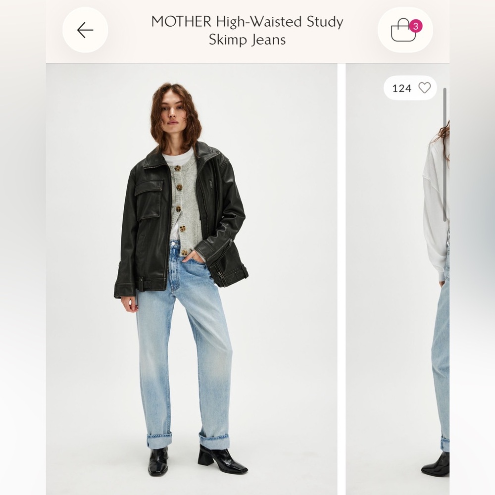 MOTHER High-Waisted Study Skimp Jeans